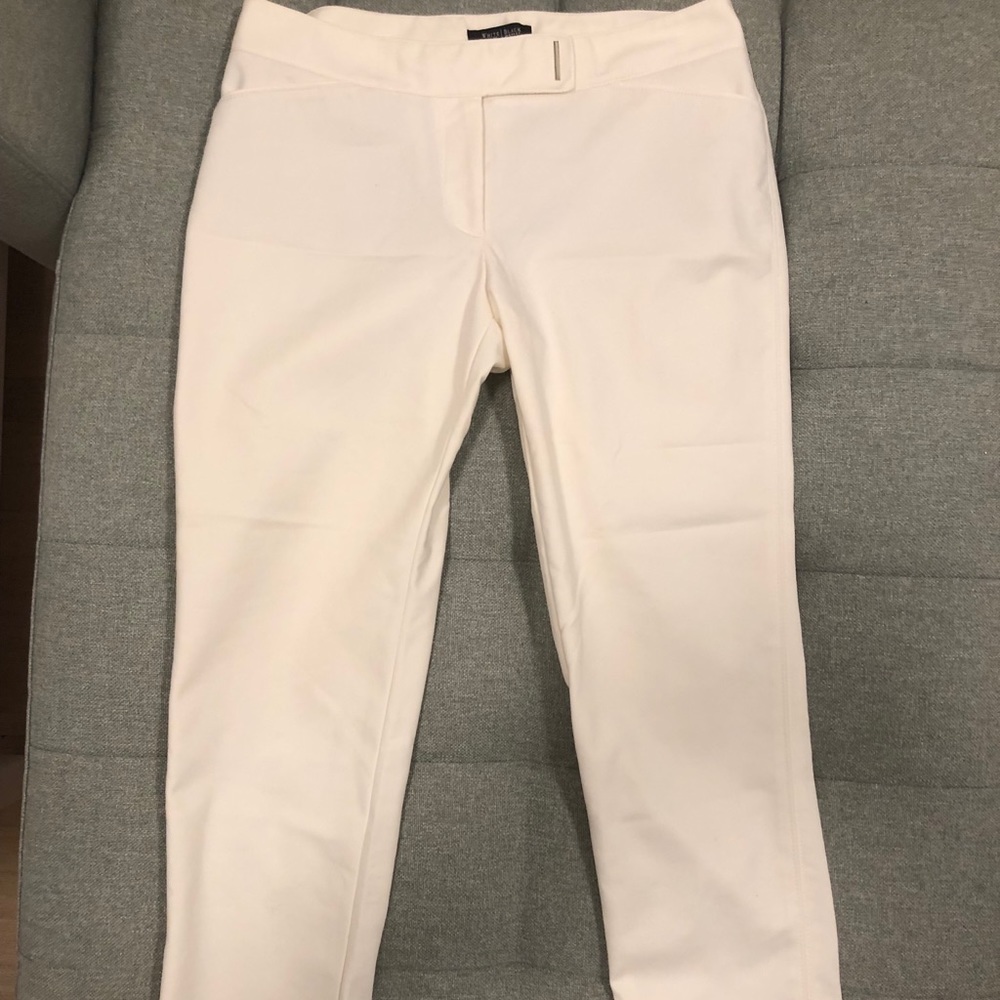 WHBM White Capris